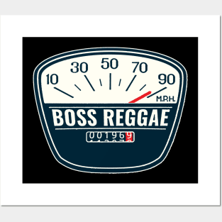 Boss reggae scooter speedometer Posters and Art